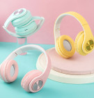 Headphone Macaron B39 / P39 Headset HF Wireless With LED Inpods Iboom Bluetooth V5.0