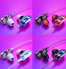 Headset 4D Bass Earphone 3.5MM Wired Hedset with Mic Handset Gaming